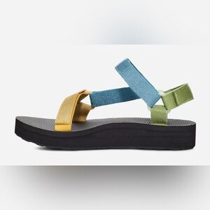 TEVA Universal Midform Platform Sandals Metallic | Sz 6 & Sz 10